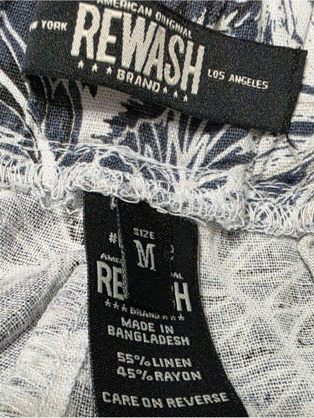 Rewash Linen Blend Shorts Medium - Picture 5 of 7